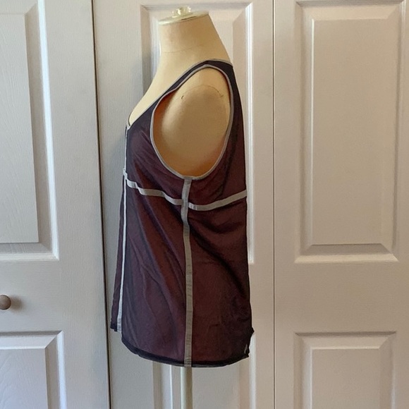 Inphorm- Athletic Tee- Purple Mesh Over Pink- Size Large - Picture 4 of 8